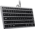 Satechi Slim W1 USB-C Wired Backlit Keyboard, 11.14 x 4.5 x 0.4in, Space Gray - ONLINE ONLY