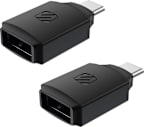 Scosche Strikeline USB Adapter 2Pk USB-A to USB-C, Black - ONLINE ONLY