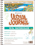 VISUAL JOURNAL WATERCOLOR 140# 9X12 68 PAGES
