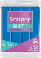 Sculpy III 2Oz Blue