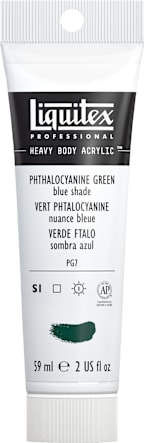 Heavy Body Acrylic 2oz Phthalo Green Blue Shade