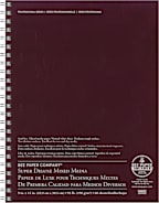 Bee Paper 9x12 93-pound Acid Free Super Deluxe Mixed Media Double Wire Bound Pad 60/Sheets