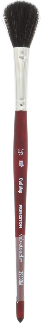 Velvetouch Mix Media Oval Mop Brush 1/2