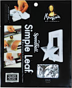 Simple Leaf Silver 5.5X5.5 18 Sheet Pack