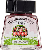 DRAWING INK 1/2 OZ SCARLET