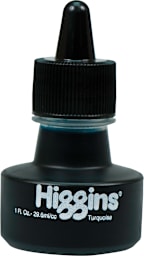 HIGGINS INK TURQUOISE 1 OZ