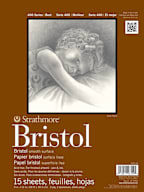 Bristol 400 Series 2Ply Smooth 9X12 Tape Bound 15/Sheets