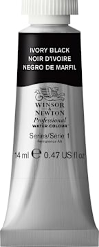 Professional Watercolor 14mL Ivory Black