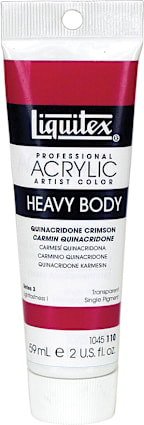 Heavy Body Acrylic 2 oz. Quinacrodone Crimson