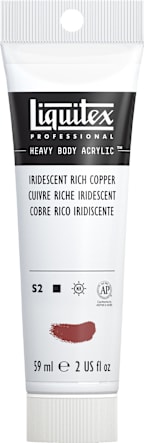 Heavy Body Acrylic 2oz Iridescent Rich Copper