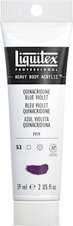 Heavy Body Acrylic 2oz Quinacrodone Blue Violet