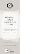 INKJET VELLUM TRANSLUCENT 8.5X11 20 SHEETS