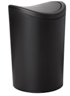 BLACK 6 L SWING TRASH CAN