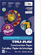 CONSTRUCTION TRU-RAY 9X12 WHITE 50 SHEETS