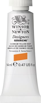 Designer Gouache 14mL Cadmium Yellow Deep