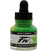 FW ACRYLIC INK 1OZ LIGHT GREEN