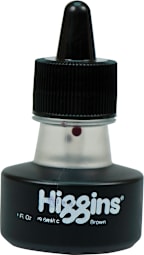 HIGGINS INK BROWN 1OZ