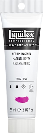 Heavy Body Acrylic 2oz Medium Magenta
