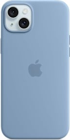 iPhone 15 Plus Silicone Case with MagSafe - Winter Blue