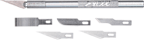 Knife K1 Light Duty With 5-Assorted Blades