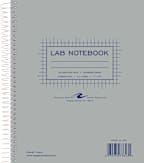 4x4 Graph Ruled Spiral Lab Notebook with 50 Numbered Carbon Sets 11 IN x 9 IN White/Canary Pages