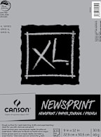 XL NEWSPRINT PAD ROUGH 9X12 100 SHEETS