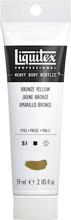 Heavy Body Acrylic 2oz Bronze Yellow
