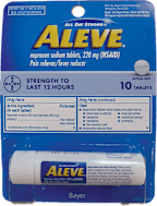 Aleve Pain Reliever 10ct Caplets