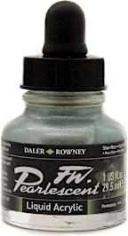 PEARLESCENT INK  1 OZ SILVER MOSS