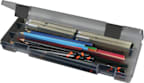 Pencil Box Transparent Charcoal 12X4.5