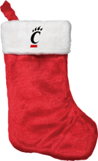 University of Cincinnati Plush Stocking