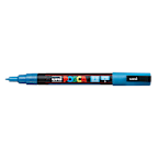 Posca Paint Marker PC-3M Fine Glitter Light Blue