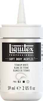 PROFESSIONAL SOFT BODY ACRYLIC 59ML TITANIUM WHITE