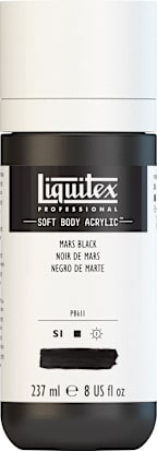 Professional Soft Body Acrylic 237Ml Mars Black