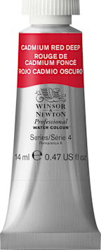 Professional Watercolor 14mL Cadmium Red Deep