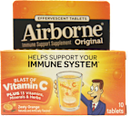 Airborne Immune Support Zesty Orange 10ct Tablets