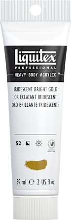 Heavy Body Acrylic 2oz Iridescent Bright Gold