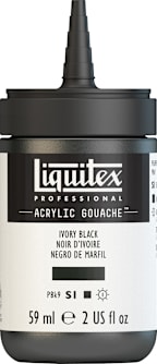 ACRYLIC GOUACHE 59ML IVORY BLACK