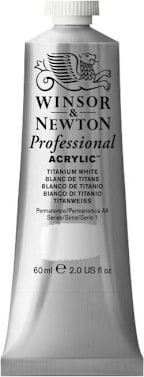 ARTIST ACRYLIC COLORS 60ML TITANIUM WHITE