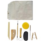 Art Advantage Pottery Tool Kit With Apron 8-Piece Set