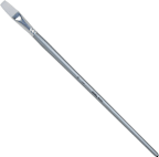 BASICS BRUSH FLAT #10 LONG HANDLE
