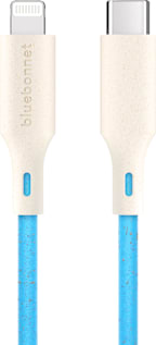 Bluebonnet Goods Quick Charge USB Cable, 4Ft, Blue
