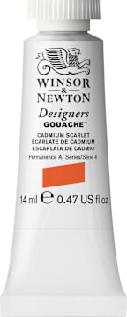 Designer Gouache 14mL Cadmium Scarlet
