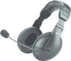 Micro Innovations Premiere Stereo Headset - Black BP - ONLINE ONLY