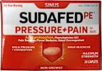 SUDAFED 24CT PE PRESSURE&PAIN