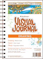 VISUAL JOURNAL DRAWING 100# 5.5X8 84 PAGES