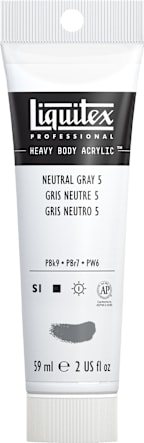 Heavy Body Acrylic 2oz Neutral Gray Value 5