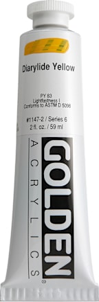 Heavy Body Acrylic Diarylide Yellow 2 oz