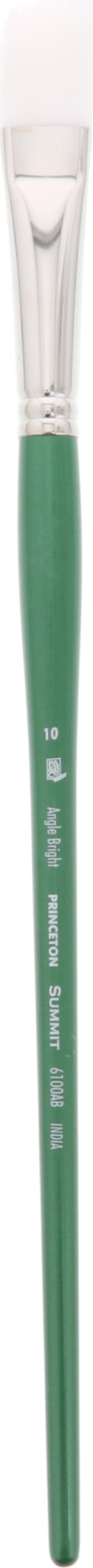 SUMMIT WHITE SYNTHETIC BRISTLE ANGLE 10 LONG HANDLE