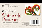 WATERCOLOR POSTCARDS BLANK 15 SHEETS